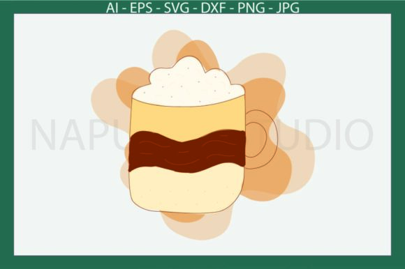 Coffee Cup Background Watercolor Svg