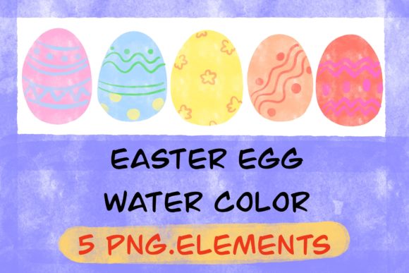 Easter Egg Watercolor Illustrations