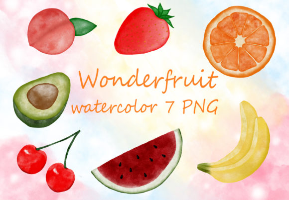 Fruit Watercolor Illustrations