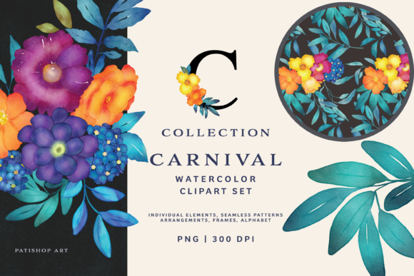 Huge Watercolor Clipart Collection and Illustrations