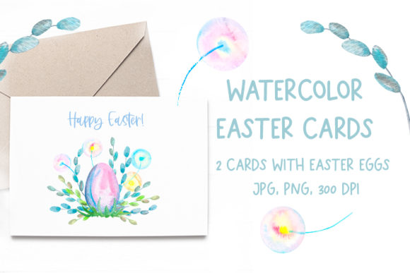 Watercolor Easter Cards: Baby Illustrations Review